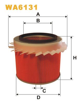 WIX FILTERS Õhufilter WA6131